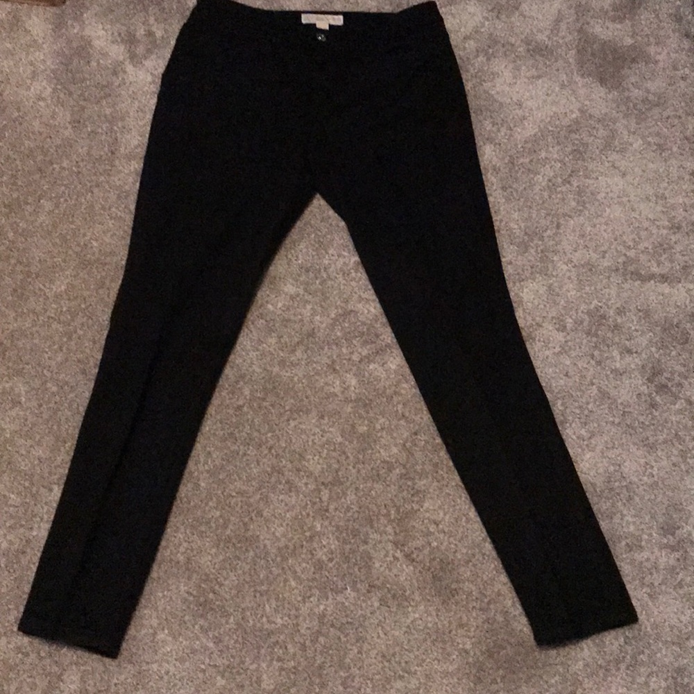 Michael Kors black knit slacks